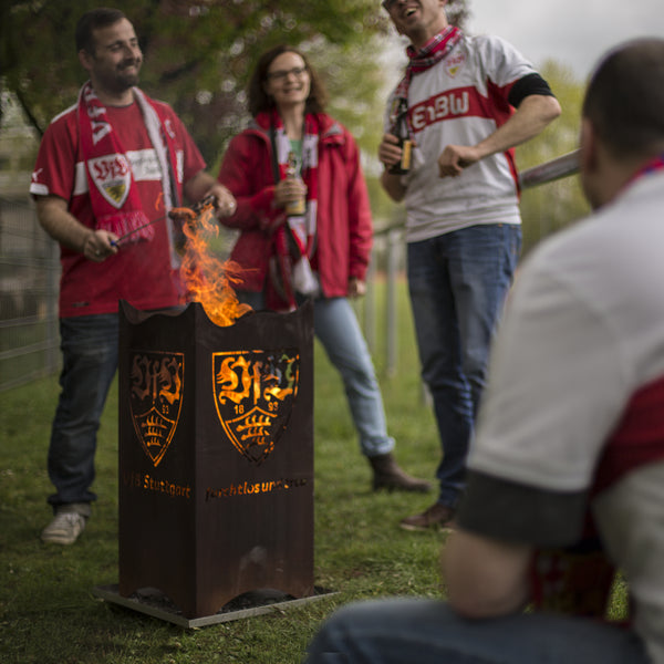 Feuer und Flamme für Gartenmetall